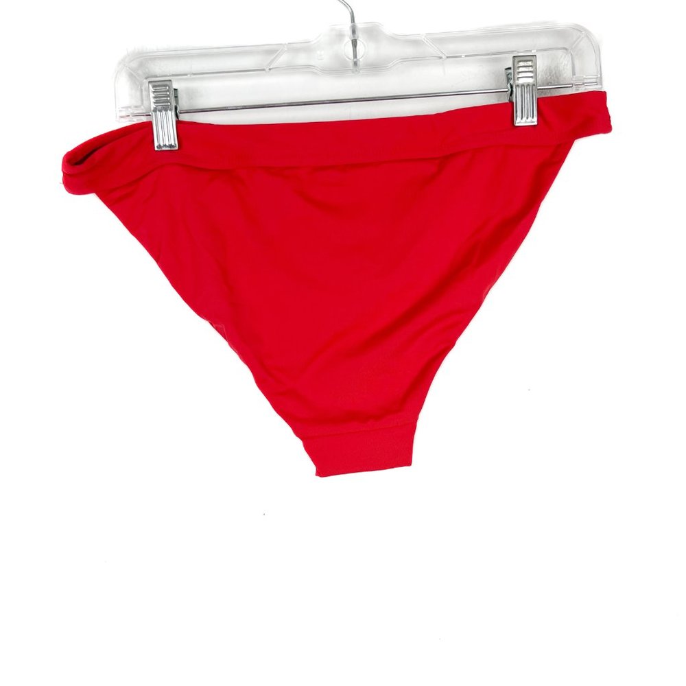 NWT Andie Swim The Banded Cheeky Flat Bottom Bikini Cherry Red Size Large L NEW - Picture 9 of 11